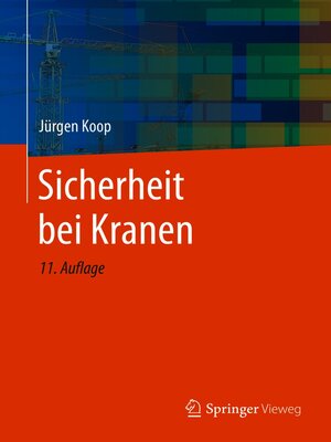 cover image of Sicherheit bei Kranen